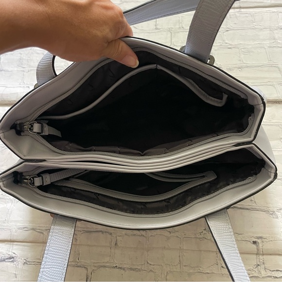 Simply Vera Vera Wang Gray/Blue Shoulder Bag - Picture 3 of 5